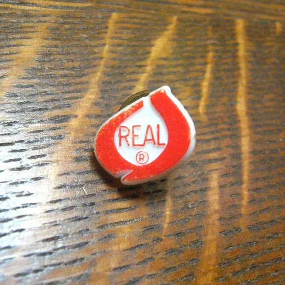 Real Dairy Logo Lapel Pin - Picture 2 of 4